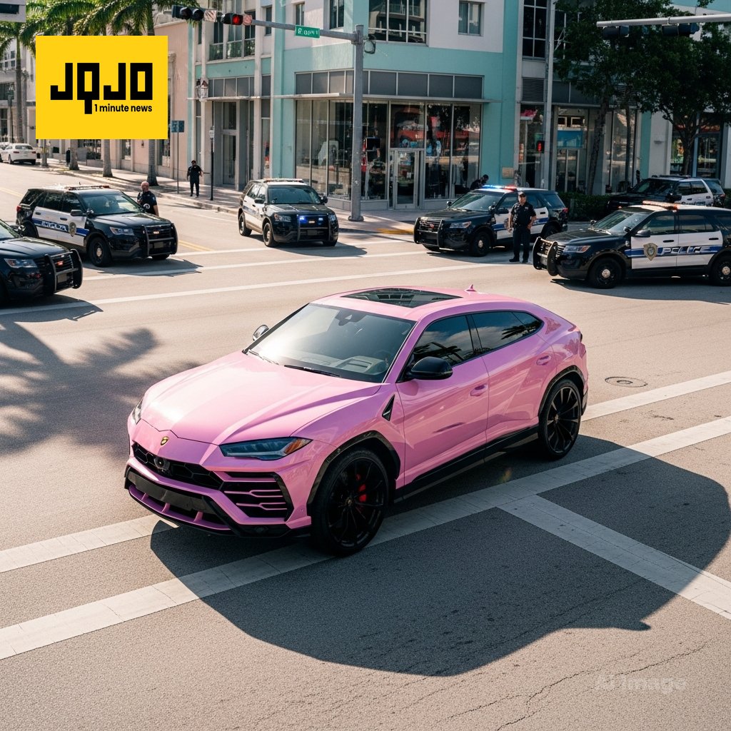 OnlyFans Model Celina Powell Arrested in Miami After Police Surround Pink Lamborghini