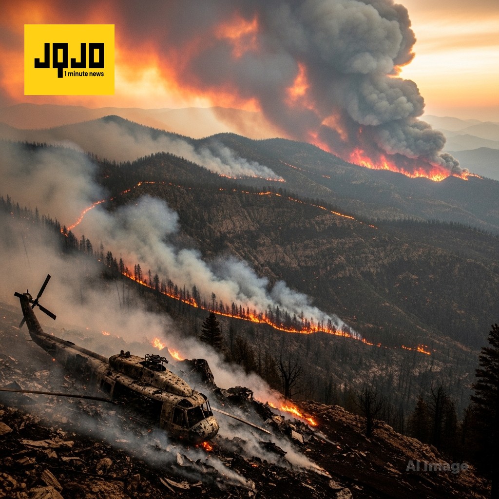 Helicopter Crash Kills Two Crew in Utah Wildfire Battle