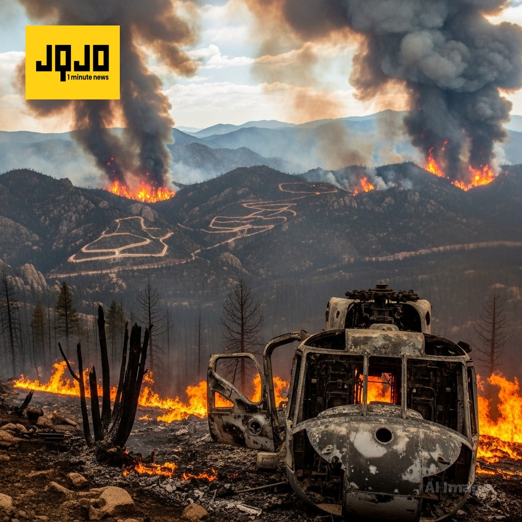 Un hélicoptère de lutte contre les incendies s'écrase en Utah, tuant 2 membres d'équipage