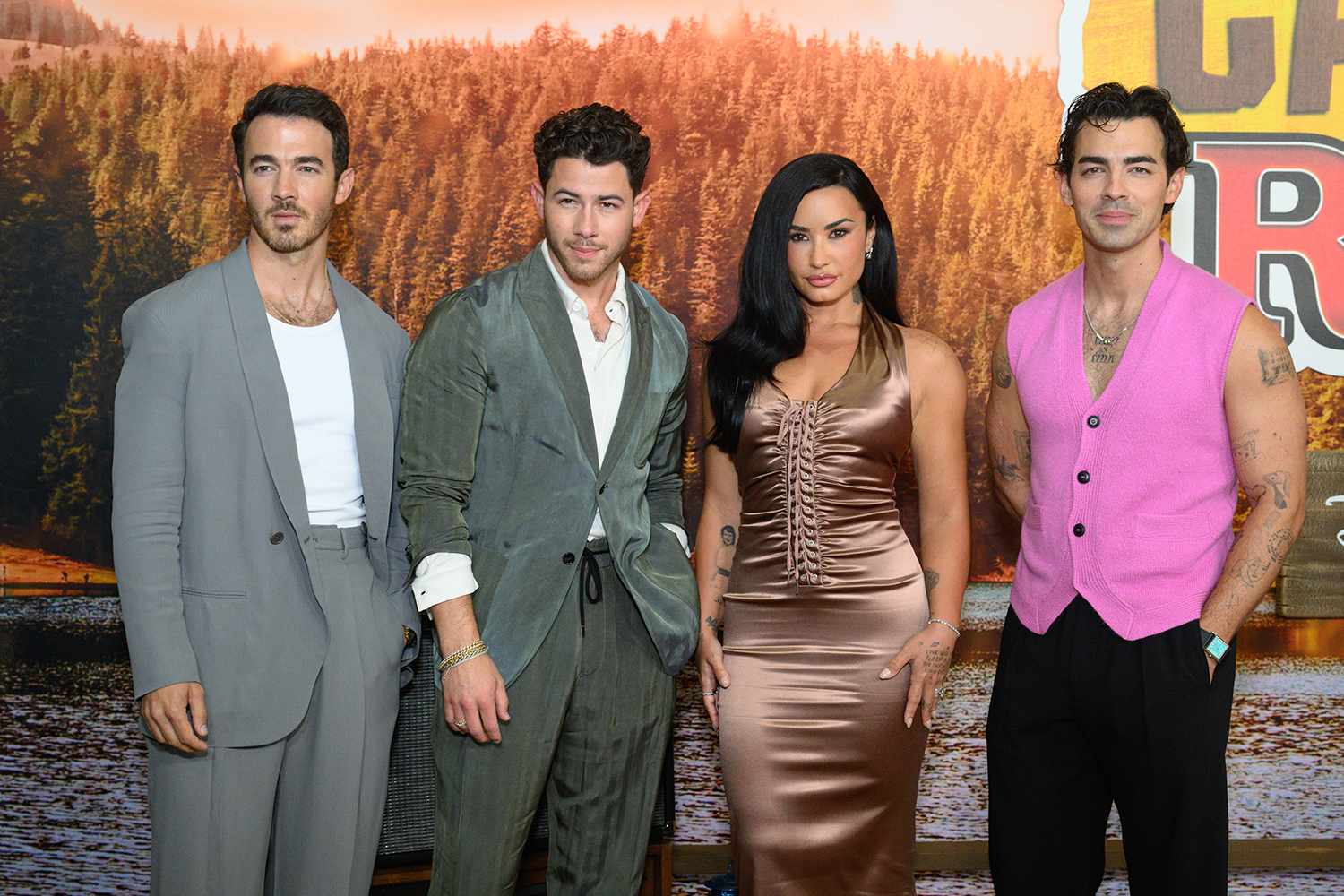 Demi Lovato et Joe Jonas se retrouvent pour un événement Camp Rock
