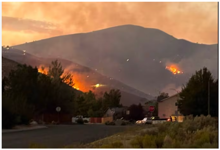 Bug Fire Explodes Past 17,000 Acres, Forcing Mass Evacuations