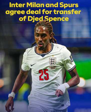 Inter Milan Agrees £30M Deal to Sign Djed Spence from Tottenham