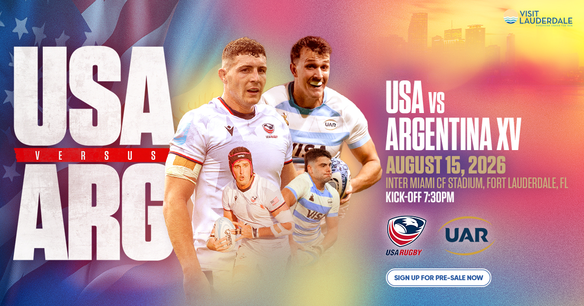 Les USA Men's Eagles accueillent l'Argentine XV à Fort Lauderdale pour un match international
