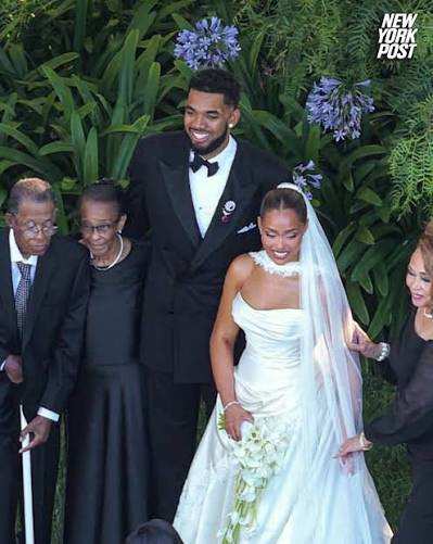 Karl-Anthony Towns and Jordyn Woods Marry in Star-Studded Malibu Ceremony