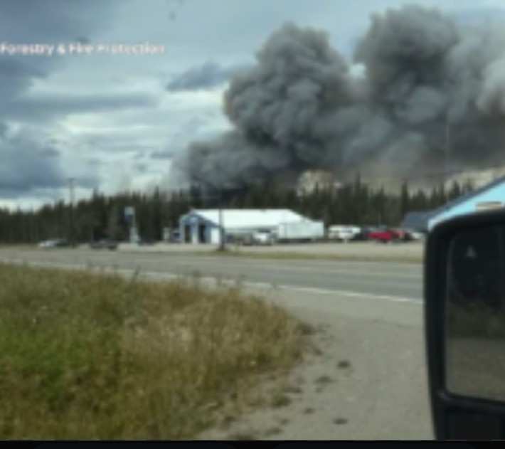 Fast-Moving Wildfire Forces Evacuations in Alaska