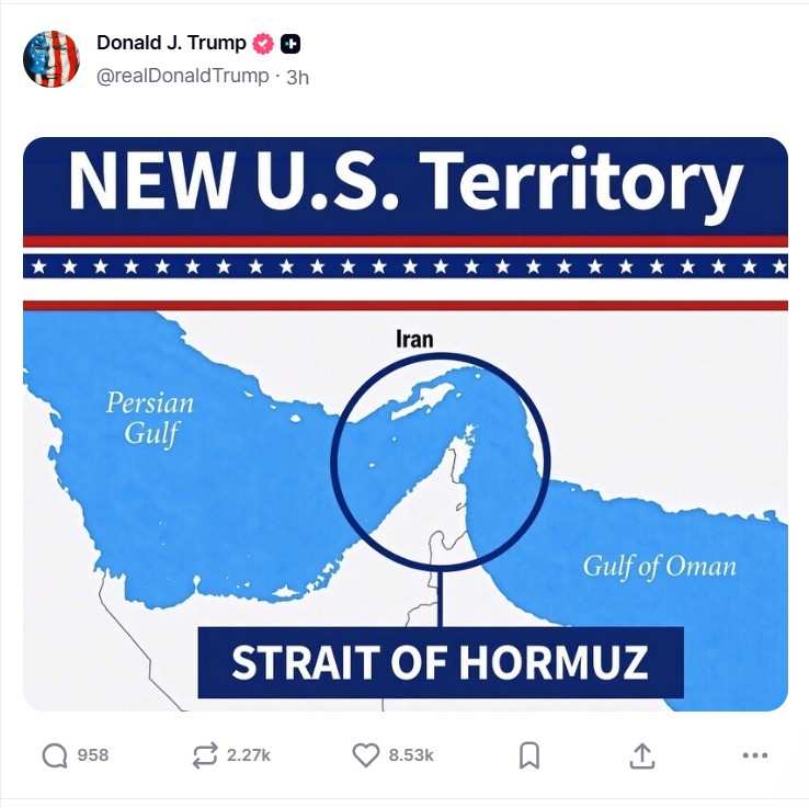 Trump reclama control total del Estrecho de Ormuz mientras Irán rechaza el bloqueo de EE. UU.