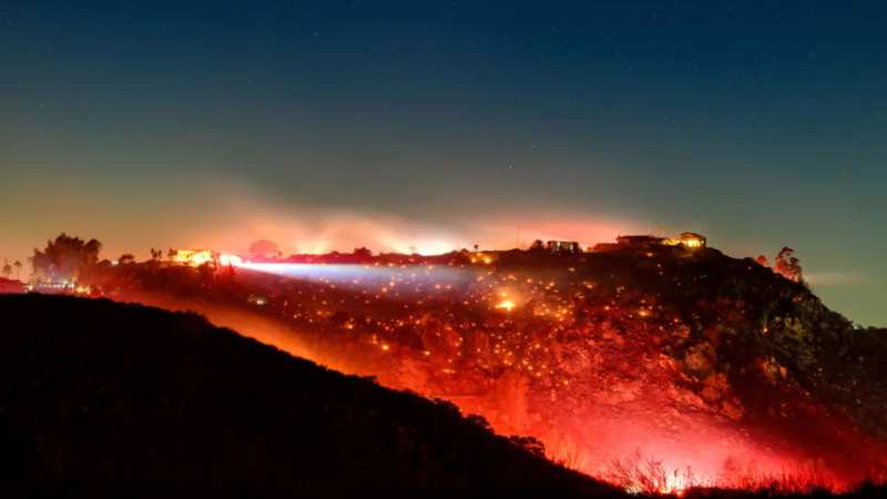 Dehesa 7 Fire Triggers Mandatory Evacuations in San Diego County