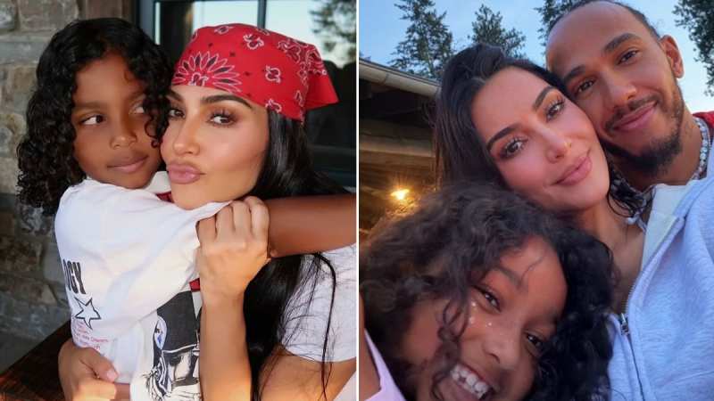 Estrella de F1 Lewis Hamilton hace pública su relación, presenta a su pareja a sus cuatro hijos durante una lujosa escapada