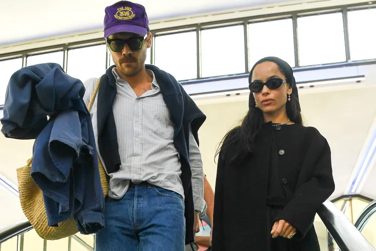 Harry Styles Zoë Kravitz Observation à l'aéroport de NYC