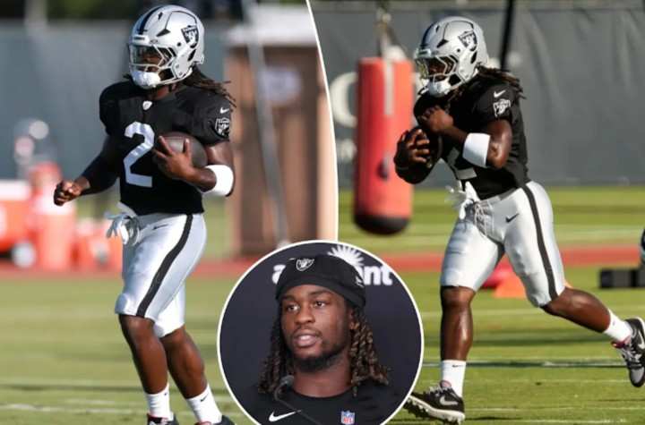RB de los Raiders Ashton Jeanty Evita Lesión Mayor, Sufre Esguince de Tobillo Tras Escena de Práctica Preocupante