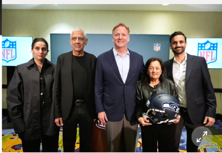 Les propriétaires de la NFL approuvent à l'unanimité la vente des Seahawks à Vinod Khosla et sa famille