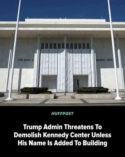 Trump menace de démolir le Kennedy Center