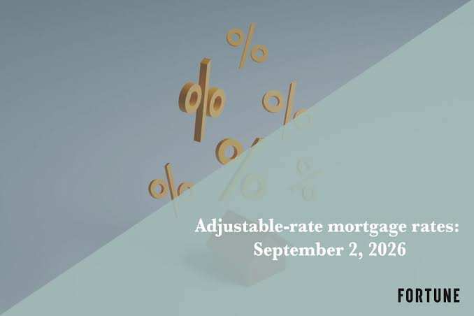 Informe de tasas de hipotecas ARM actuales para el 2 de septiembre de 2026