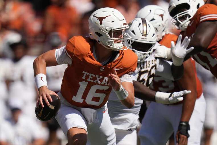 Arch Manning Ties Career High with Four Touchdowns in Texas Opening Win