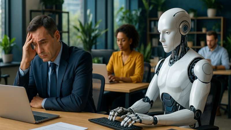 U.S. Labor Data Shows AI Pressuring White-Collar Tech Roles While Chip Manufacturing Booms