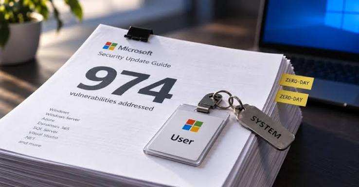 Microsoft Fixes Record 964 Flaws on Patch Tuesday, Including Two Actively Exploited Zero-Days