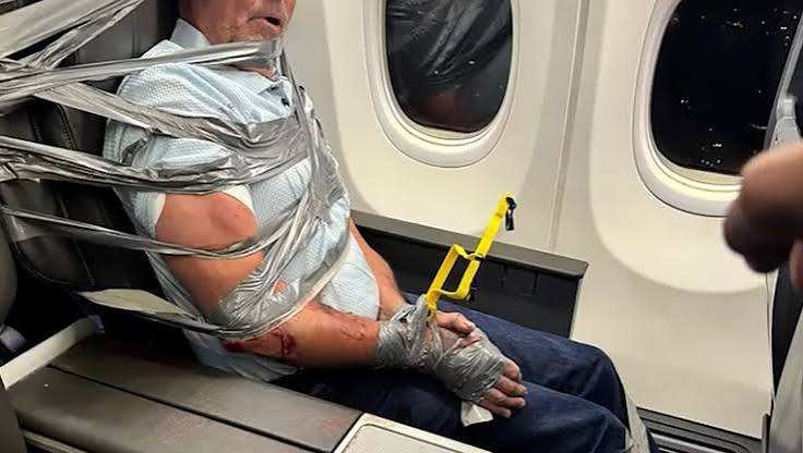 Duct-Taped American Airlines Passenger Arrested in Maryland After In-Flight Meltdown