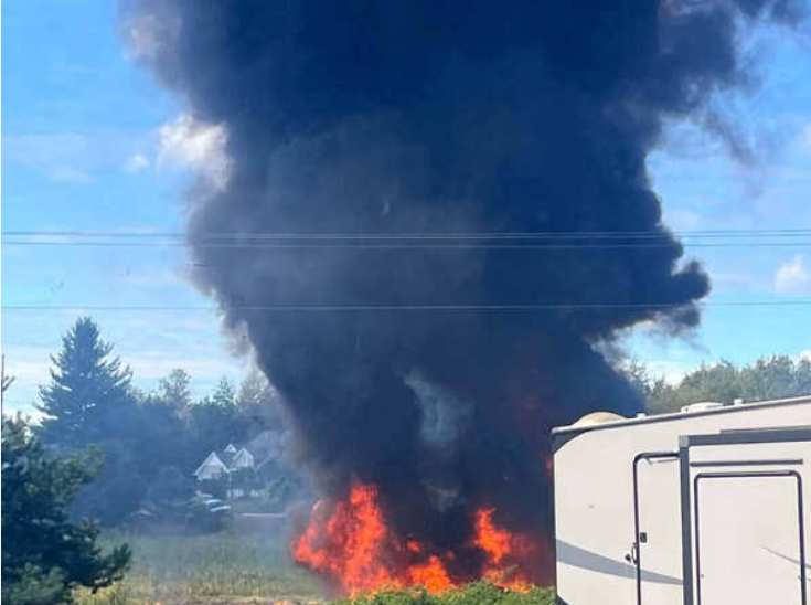US F-16 Fighter Jet Crashes in Michigan, Triggering Evacuations Over Hazardous Chemical Spill