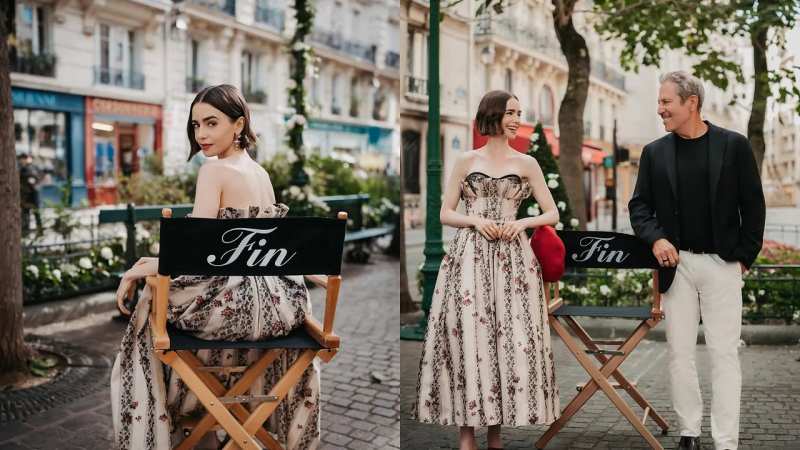 Lily Collins dit adieu à Emily à Paris