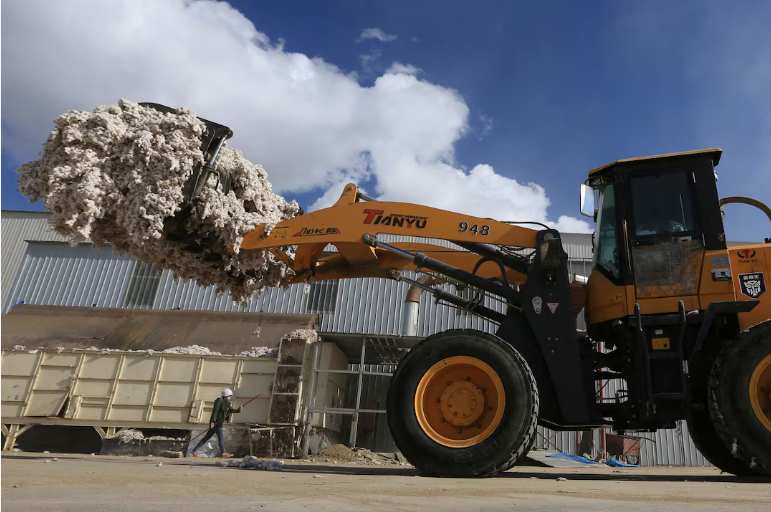 How firms linked to sanctioned Chinese cotton giant sell clothes to U.S.
