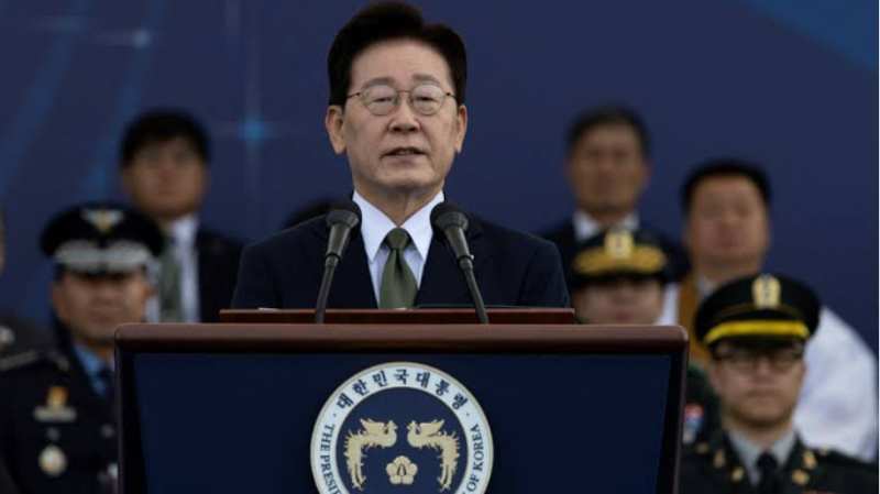韩国总统李在明敦促朝鲜恢复对话，承诺自主军事建设以夺回美国战时指挥权
