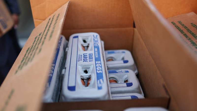 Les prix des œufs baissent après le retour de Trump au pouvoir