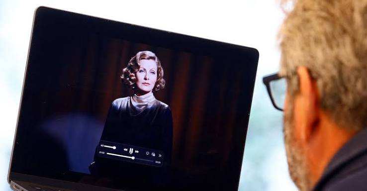 Publicité suédoise sur les roulements à billes ressuscite Greta Garbo avec l'IA américaine et chinoise