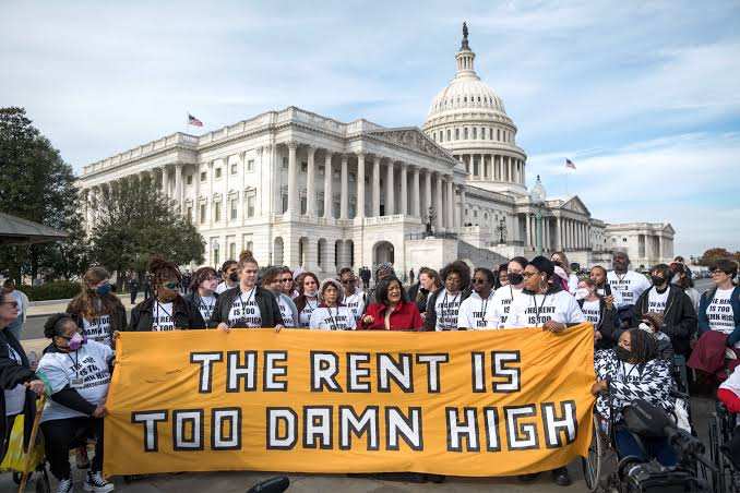 Los inquilinos de Estados Unidos emergen como un movimiento político