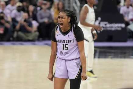 Burton’s 3-pointer with 41 seconds left helps send Valkyries past Aces 83-81 for 2-0 semifinals lead
