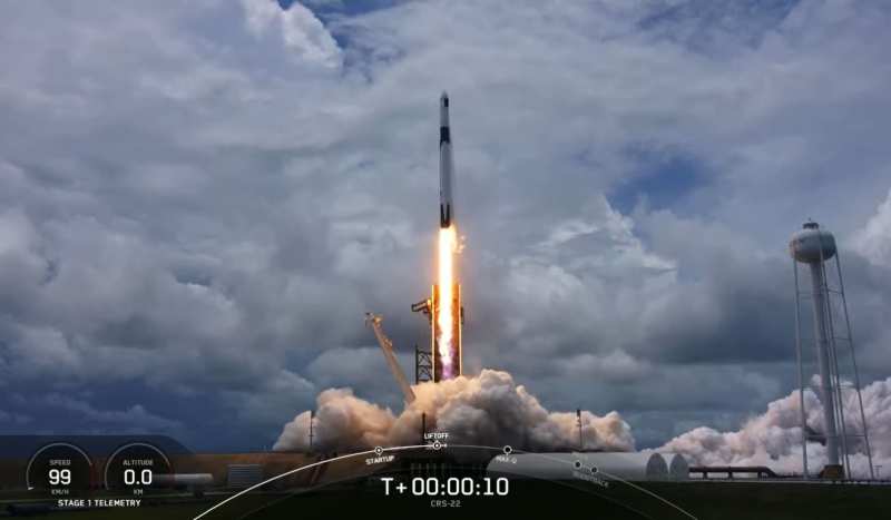 SpaceX 向国际空间站发射新太阳能电池阵列
