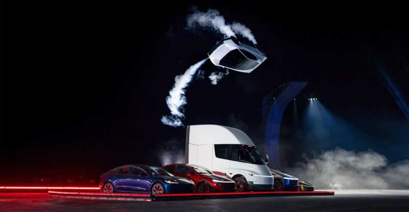 Tesla Roadster Flies Sparks Futuristic Debate