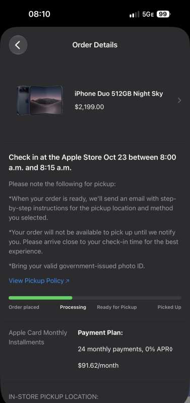 Apple avertit les magasins contre les clients sans rendez-vous pour l'iPhone Duo