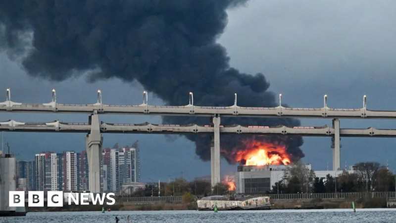 St Petersburg Oil Facilities Hit in Overnight Attack