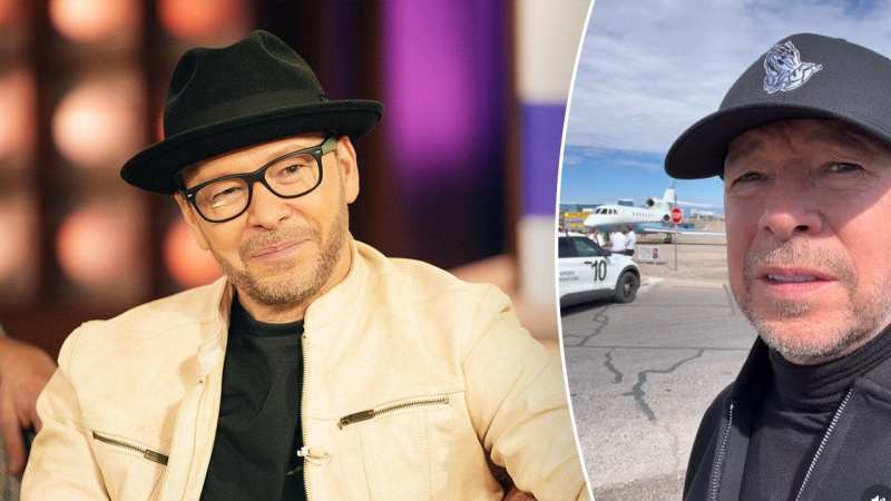 Donnie Wahlberg Thanks Pilots After Private Jet Skids Off Las Vegas Runway