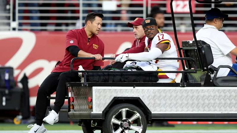 Commanders’ Terry McLaurin Carted Off With Knee Injury in 23‑17 Loss to 49ers