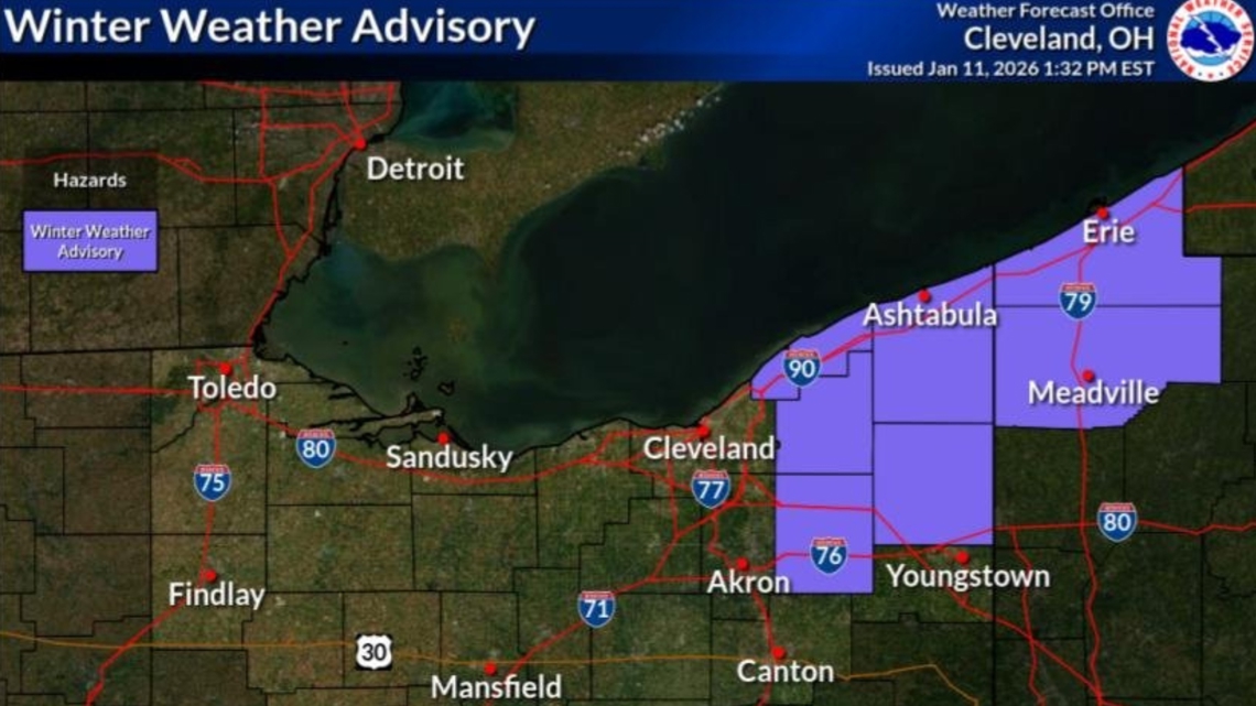 Midweek Cold Front Brings Snow, Wind Across Region