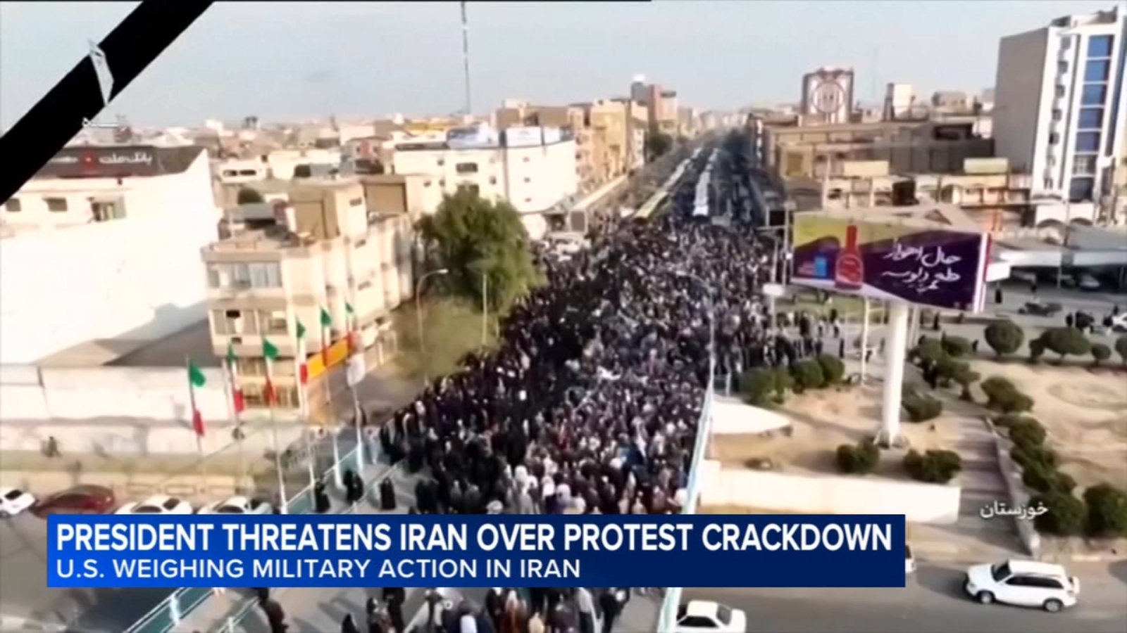 Washington Weighs Military, Economic Measures as Iran Protests