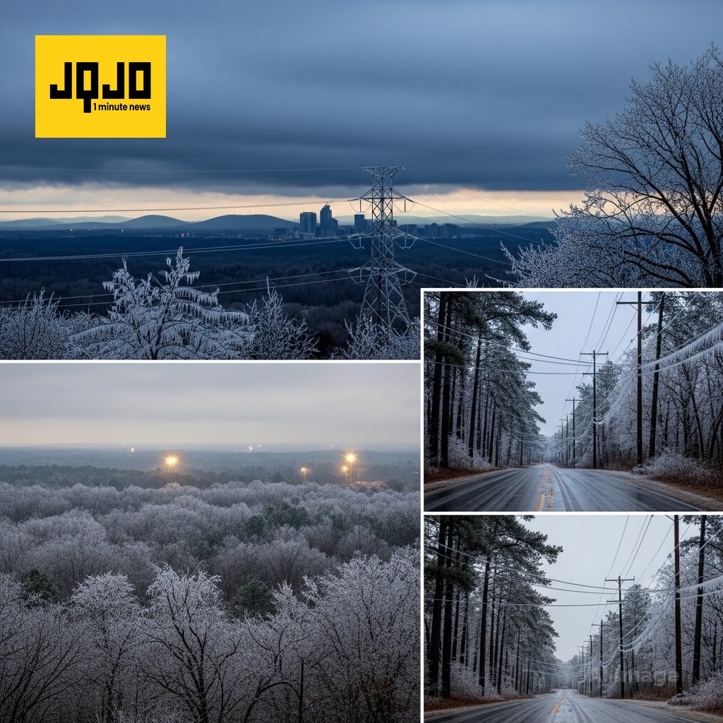 Carolina del Norte y del Sur se preparan para una gran tormenta de hielo este fin de semana