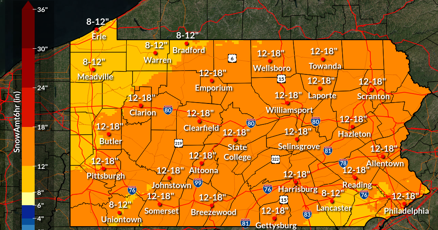 Estados Unidos: Las autoridades declararon emergencias por nieve a medida que se acerca una gran tormenta invernal