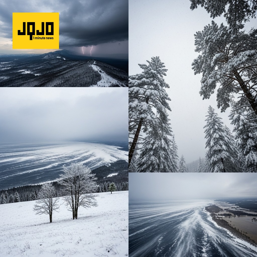 Part of Michigan to be clipped by massive storm, up to 6 inches of snow