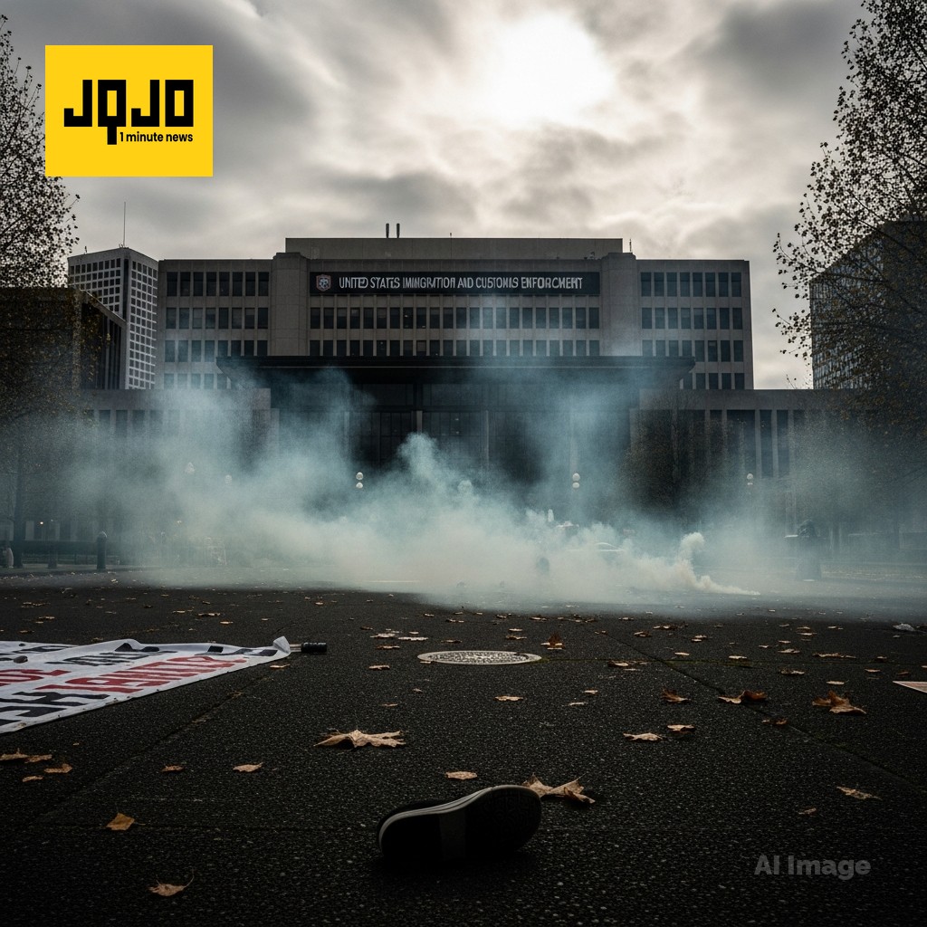 Portland Mayor Demands ICE Exit After Tear Gas