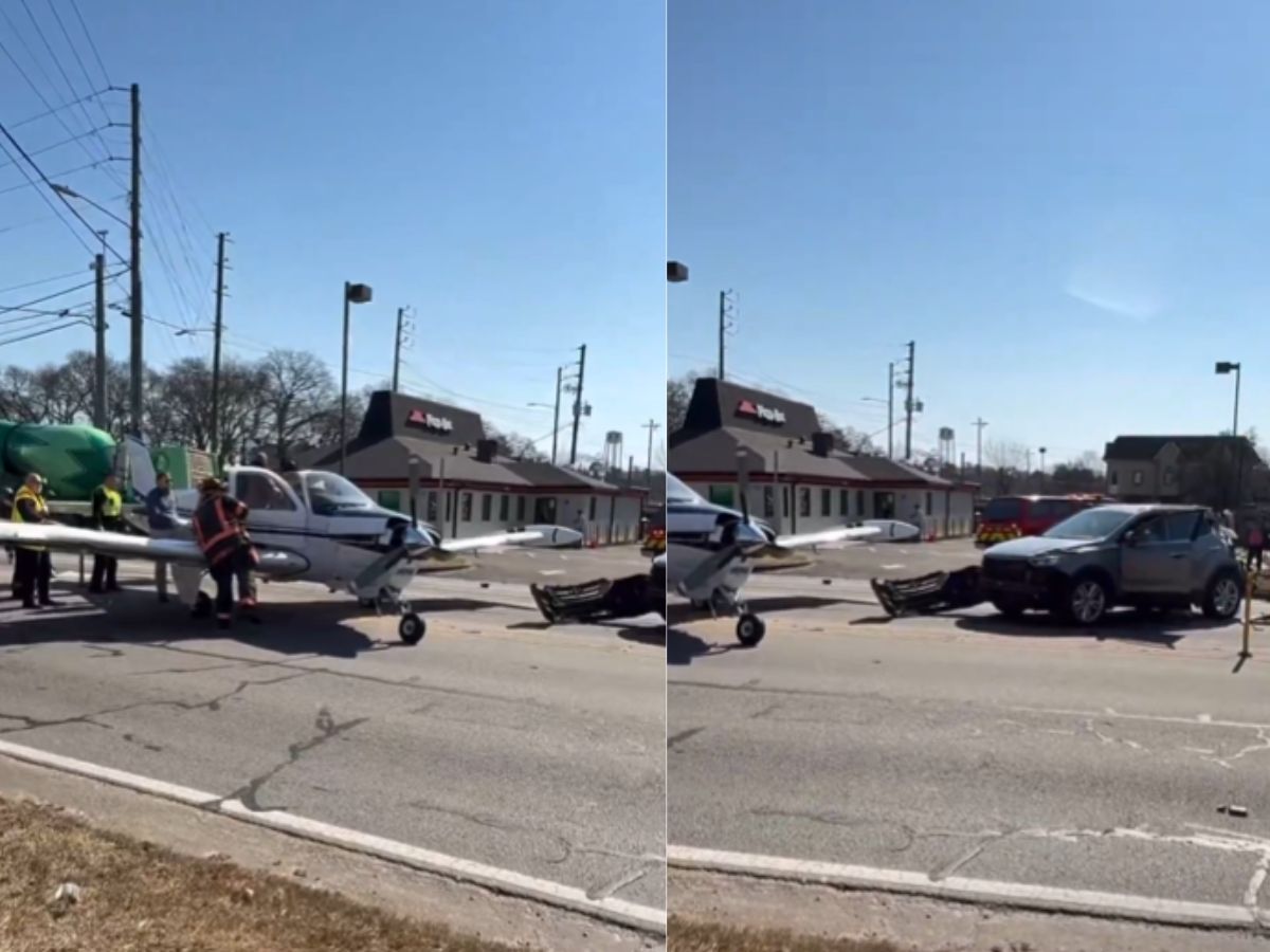 Gainesville Plane Emergency Landing Strikes Multiple Vehicles Monday