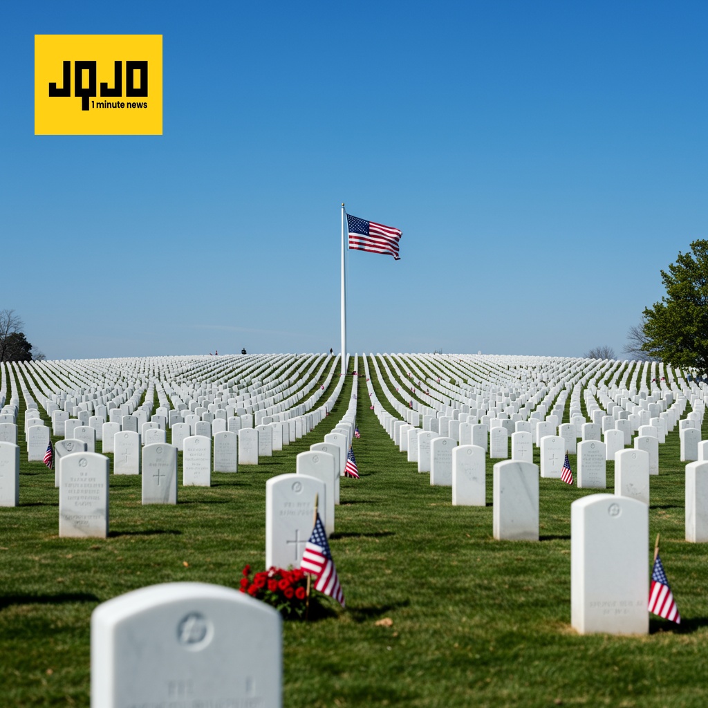 Trump's Memorial Day Address Blends Tribute, Politics