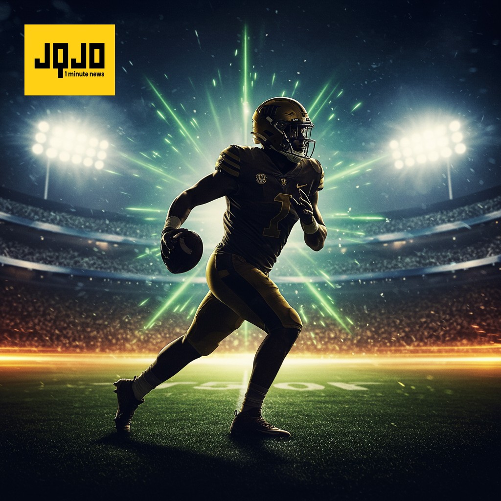 Williams et Smith, stars du football universitaire, sur la jaquette de EA Sports College Football 26