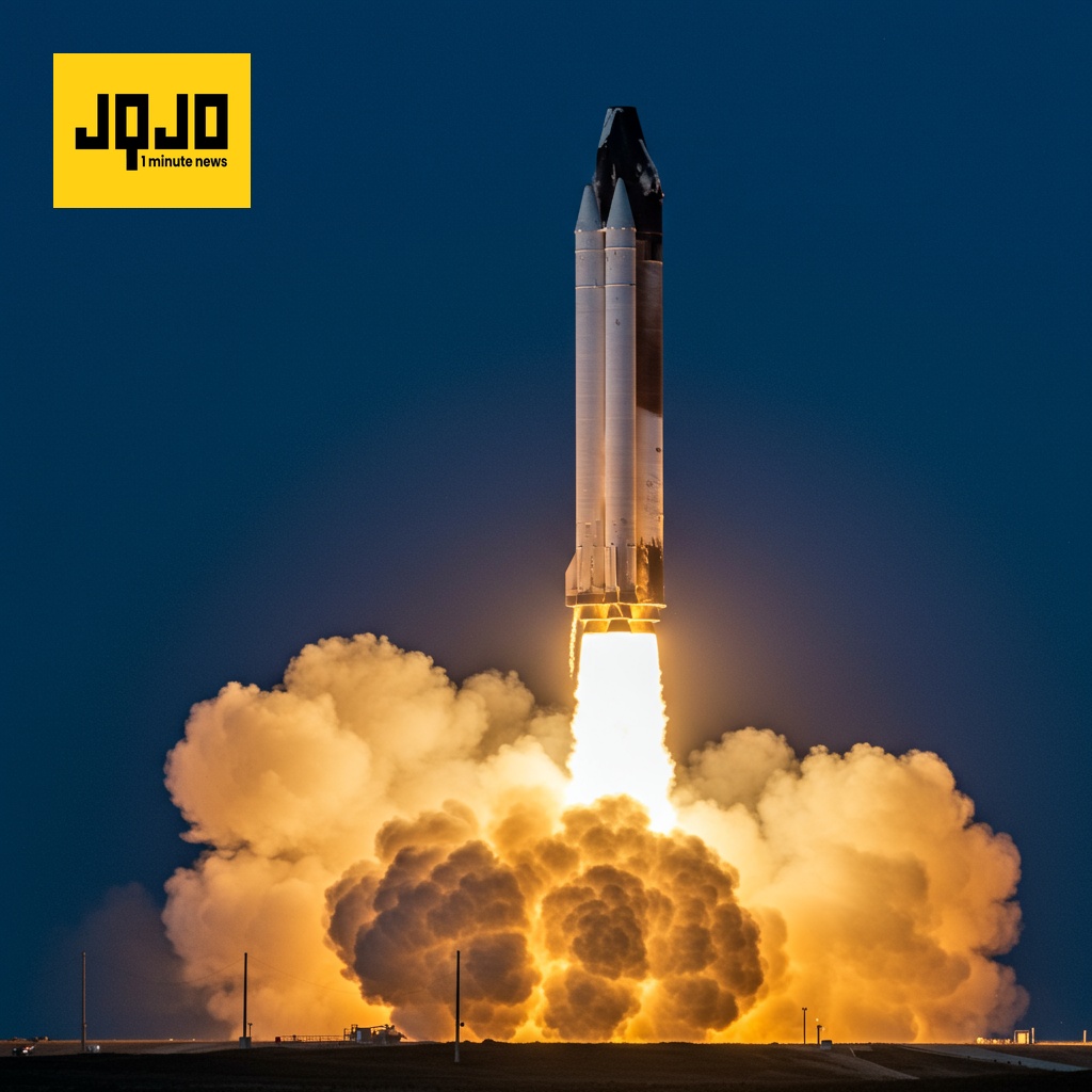 Lancement réussi de Starship, mais perte de l'étage supérieur