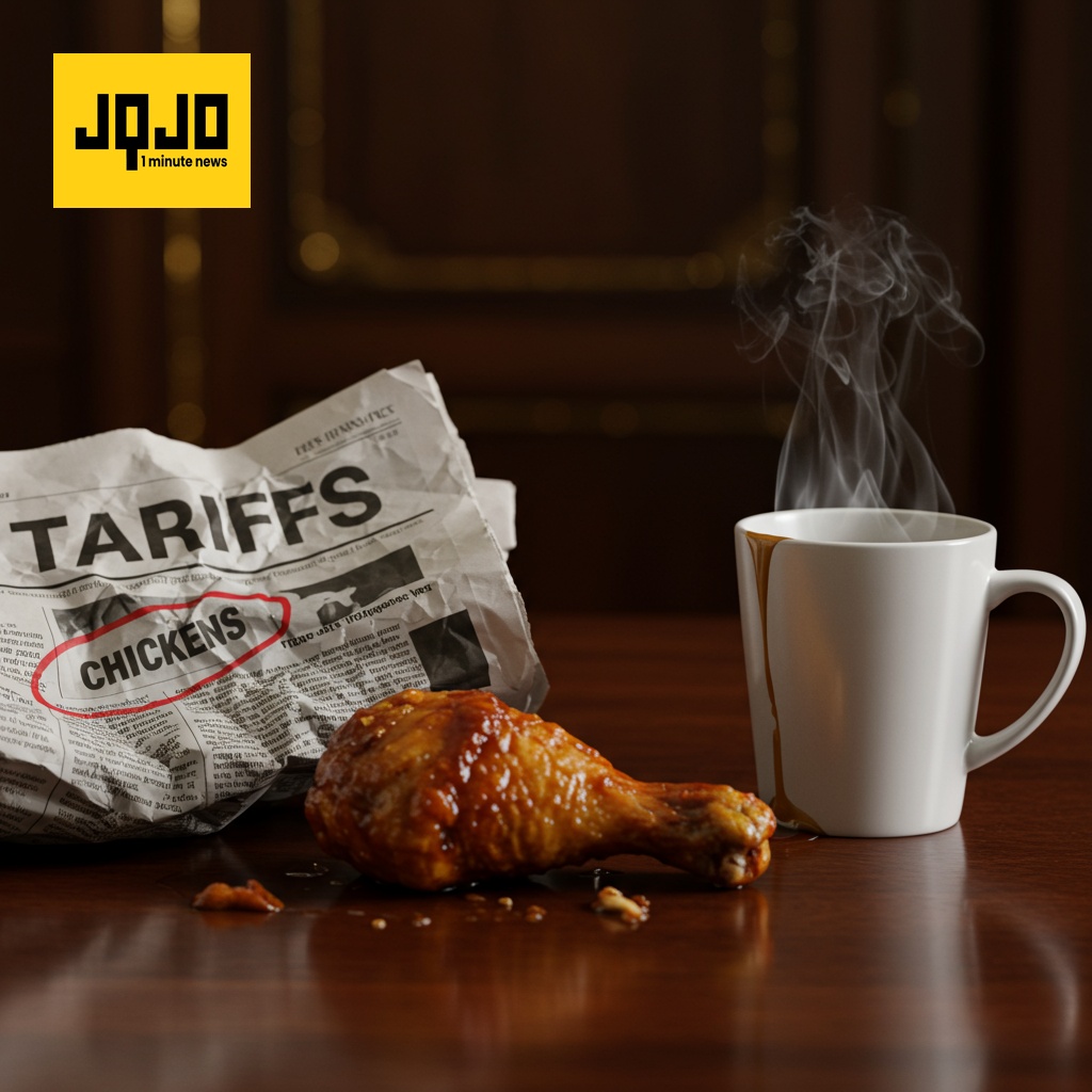 Trump Denies 'Chicken Out' Tariff Claims