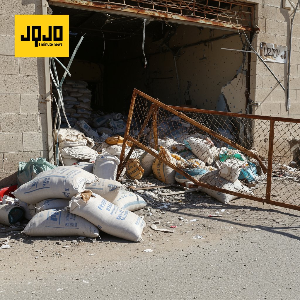 Hambruna en Gaza: Palestinos irrumpen en almacén de ayuda de la ONU tras bloqueo israelí