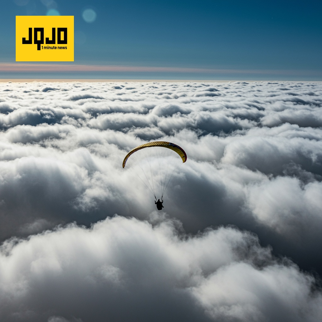 Piloto chino suspendido tras incidente de parapente