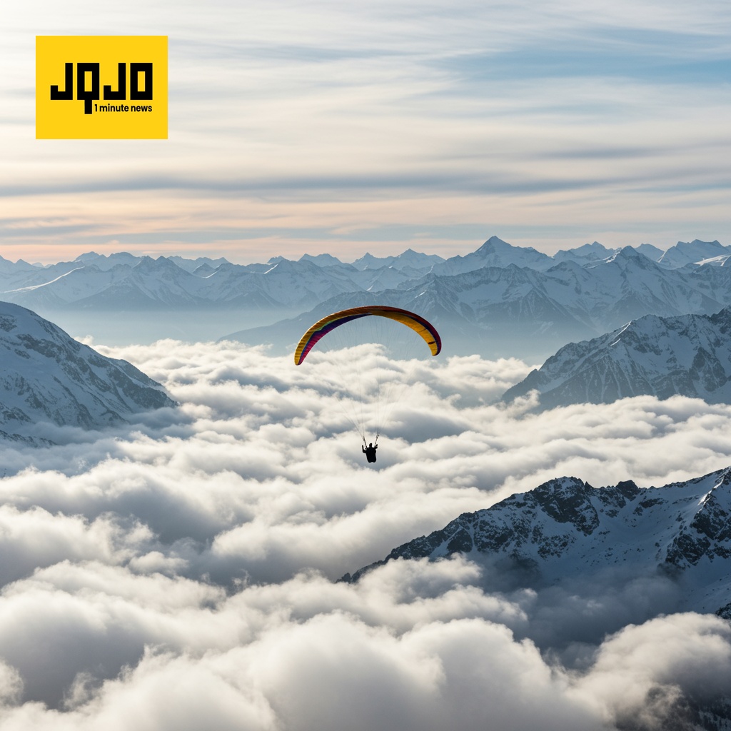 Parapentista chino suspendido tras ascenso récord accidental