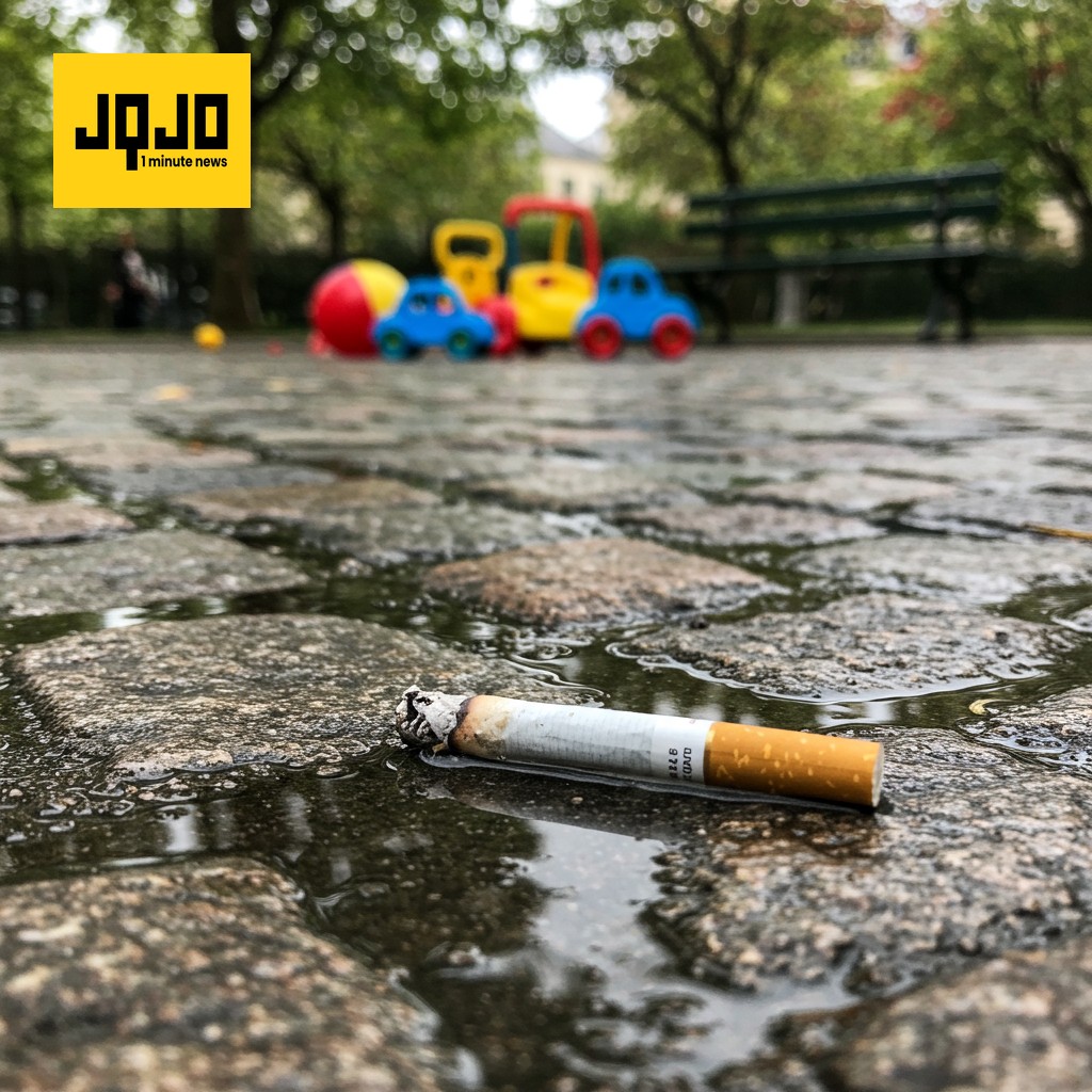Interdiction stricte de fumer en présence d'enfants en France